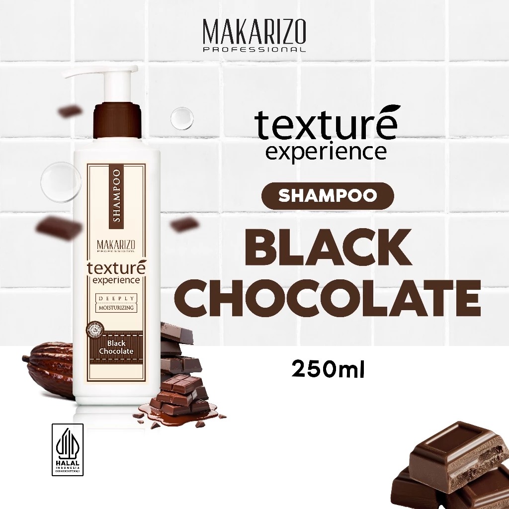 Makarizo Professional Texture Experience Shampoo 250ml - Black Chocolate
