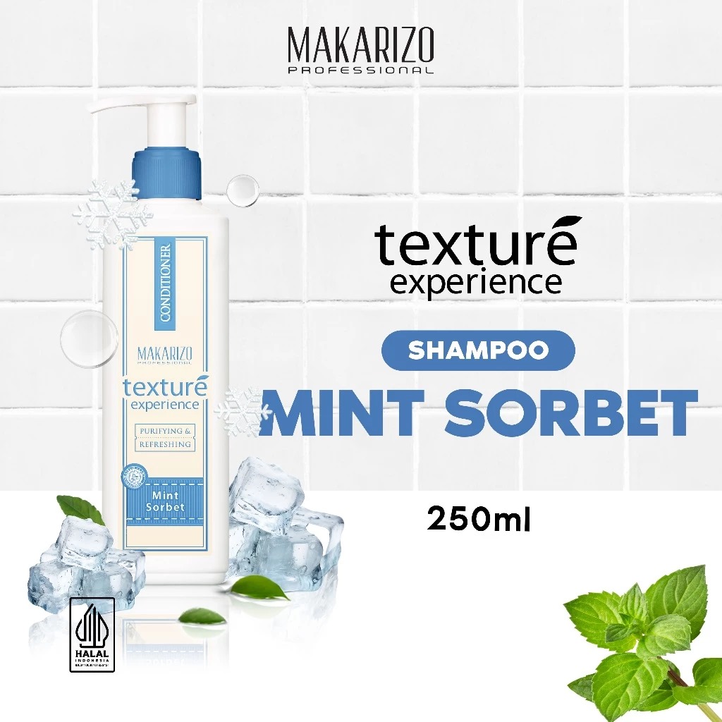 Makarizo Professional Texture Experience Shampoo 250ml - Mint Sorbet