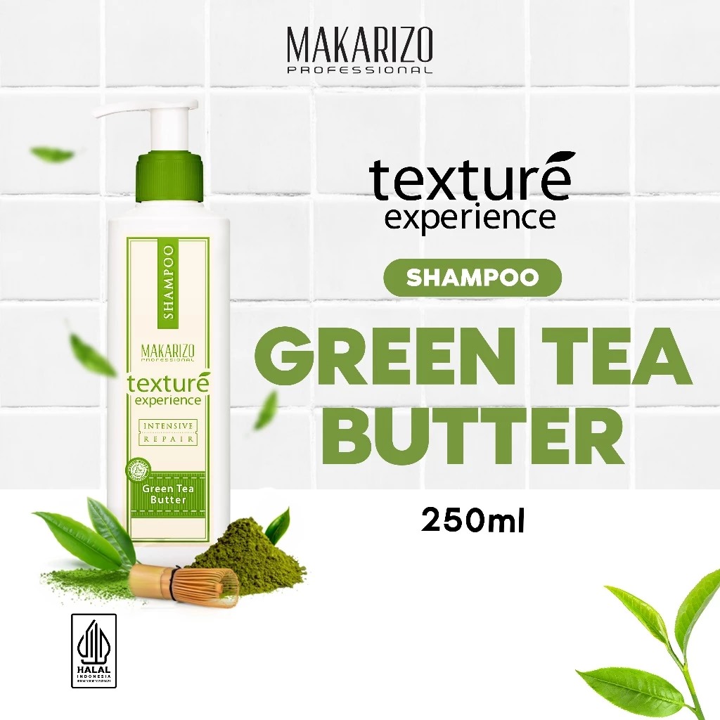 Makarizo Professional Texture Experience Shampoo 250ml - Green Tea Butter