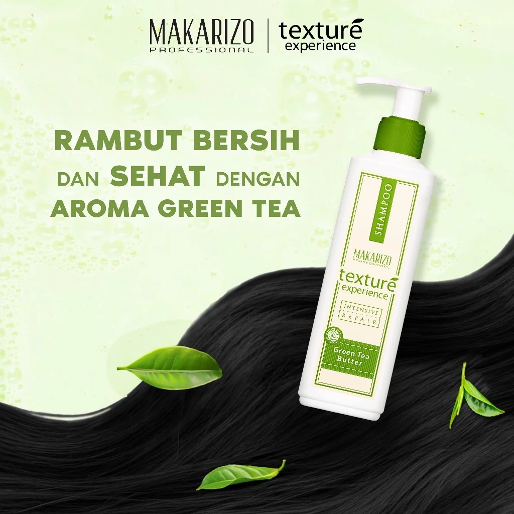 Makarizo Professional Texture Experience Shampoo 250ml - Green Tea Butter