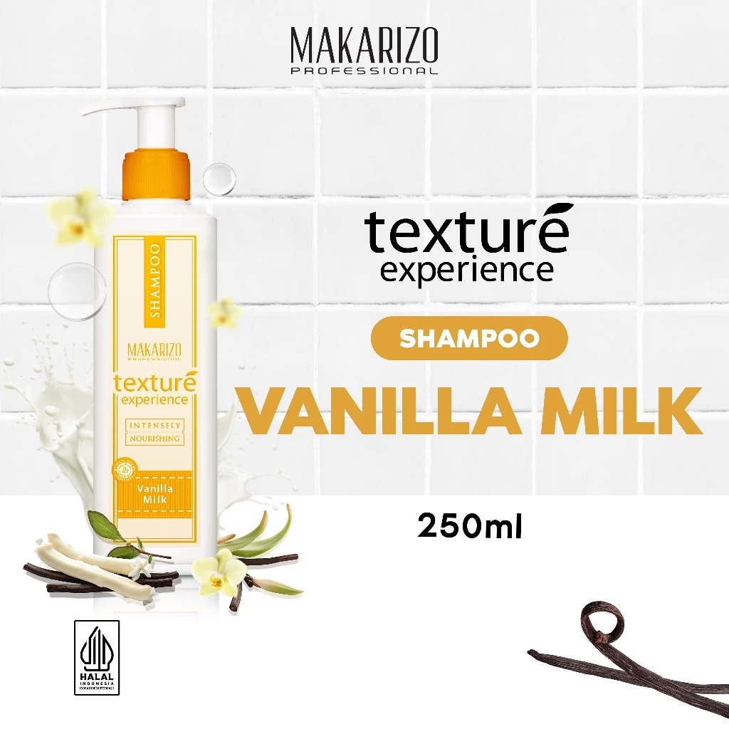 Makarizo Professional Texture Experience Shampoo 250ml - Vanilla Milk