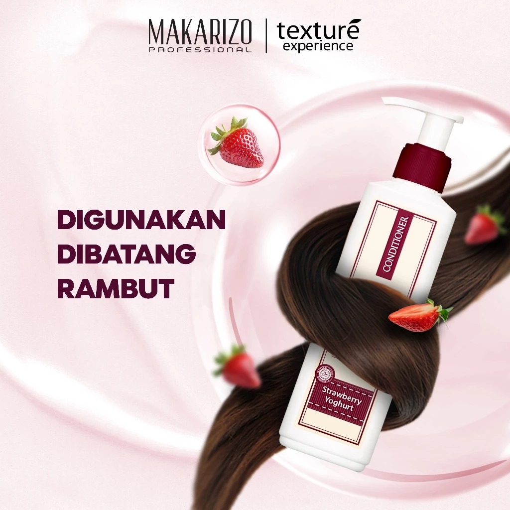 Makarizo Professional Texture Experience Conditioner 250ml - Strawberry Yoghurt