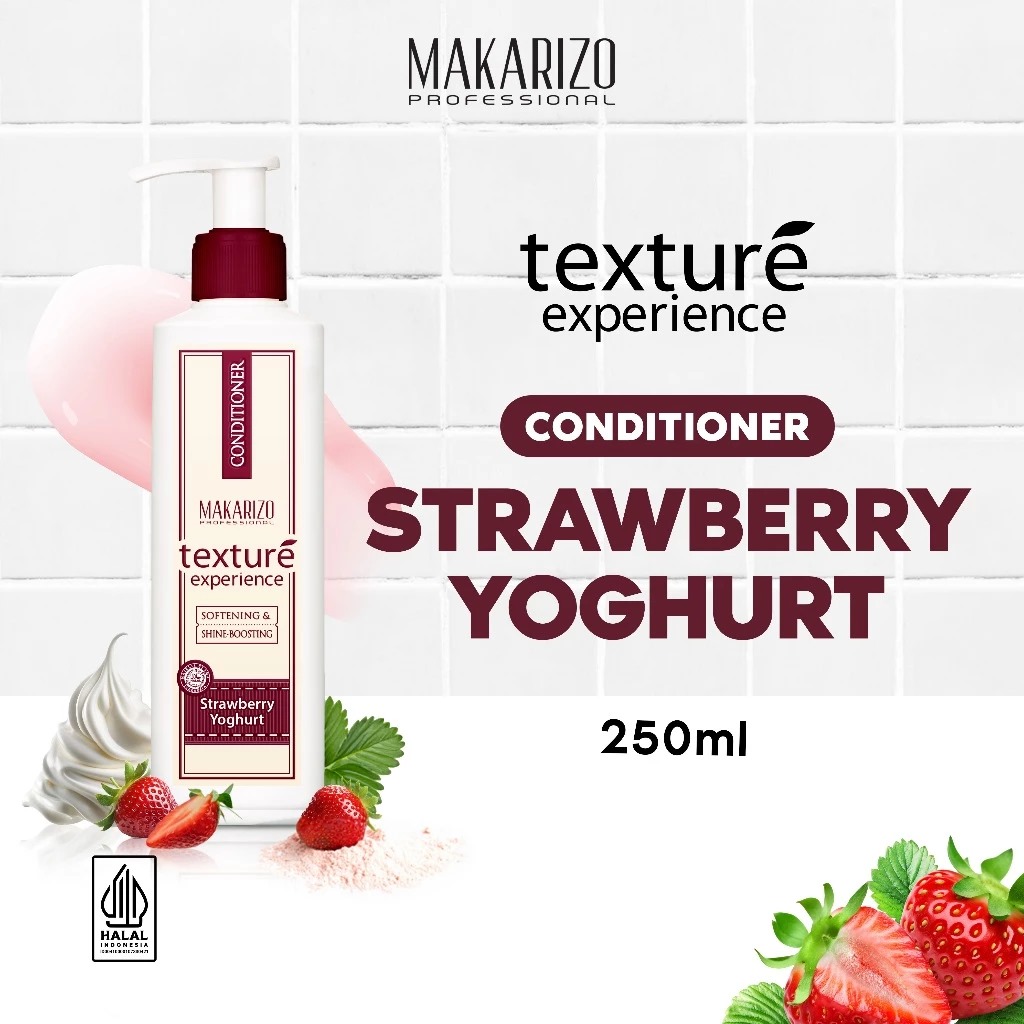Makarizo Professional Texture Experience Conditioner 250ml - Strawberry Yoghurt