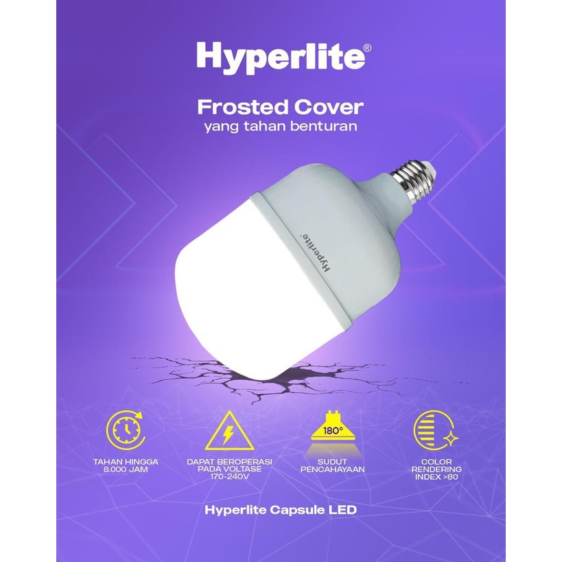 Hyperlite Capsule LED 10W CDL 10 Watt (Lampu Kapsul)