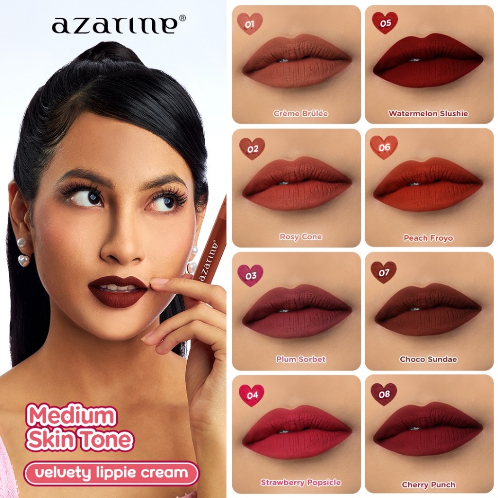 Azarine Velvety Lippie Cream - Rosy Cone *