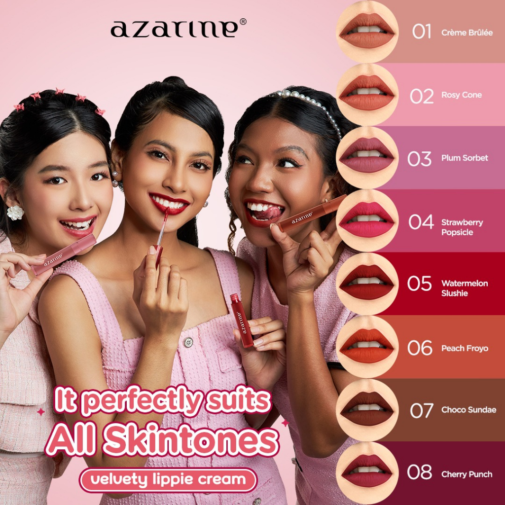 Azarine Velvety Lippie Cream - Choco Sundae *