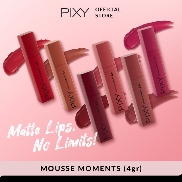Pixy Mousse Moments Matte Lips - 02 Busiest Maroon