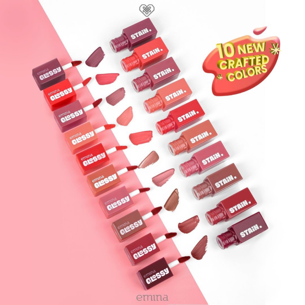 Emina Glossy Stain Liptint 3g - 10 Choco Praline