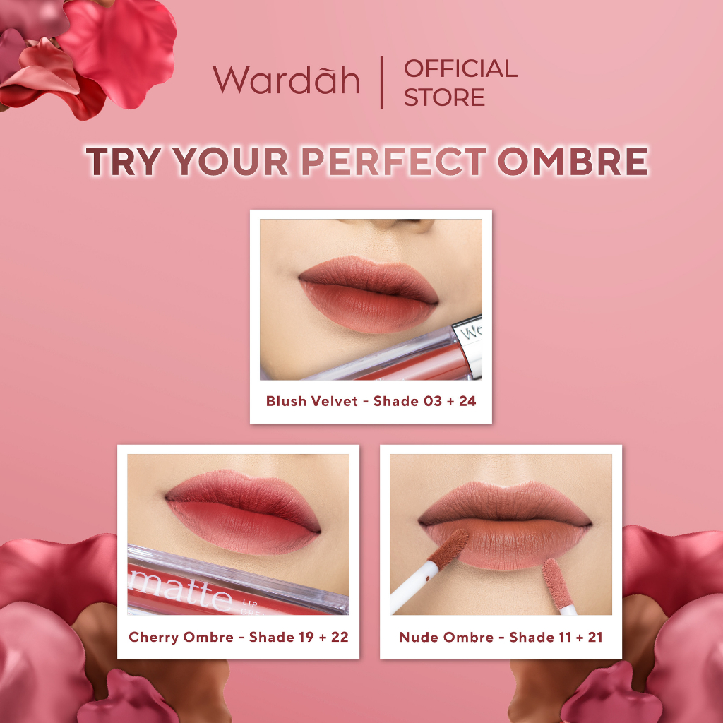 Wardah Exclusive Matte Lip Cream 4gr - 20 Peach Of Mind