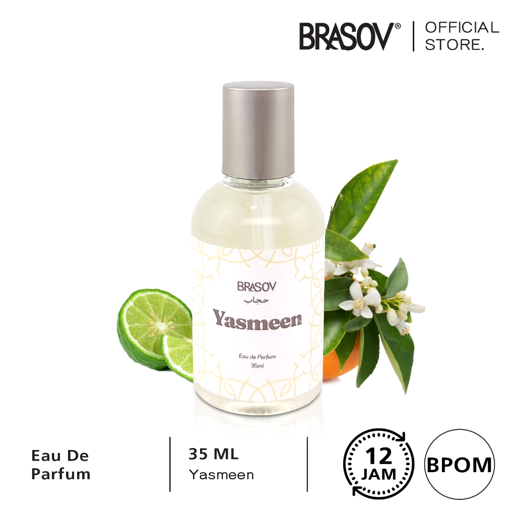 Brasov Hijab Parfum EDP 35ml - Kuning Yasmeen (Floral)