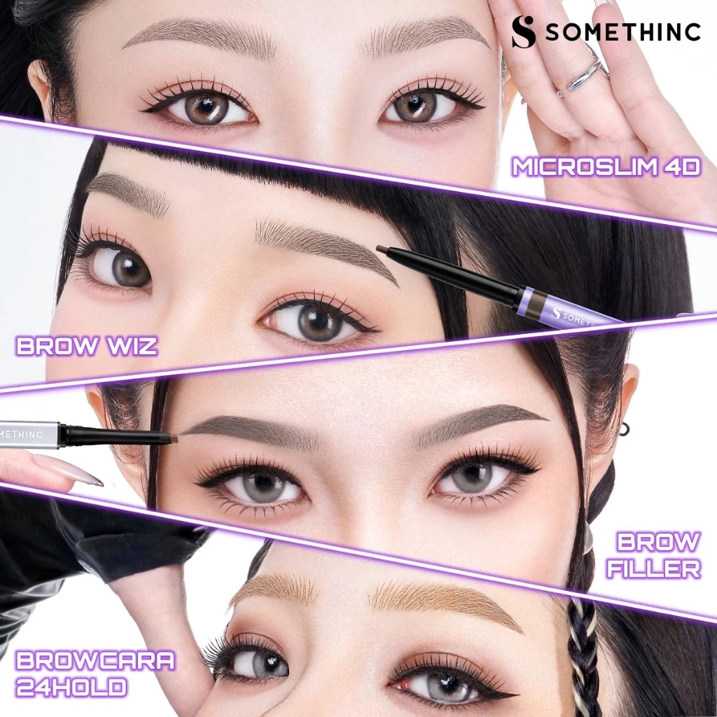 Somethinc Microslim 4D Eyebrow Pencil 0.028gr - Dark Brown