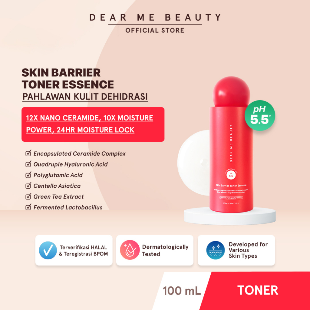 Dear Me Beauty Skin Barrier Toner Essence 100ml *