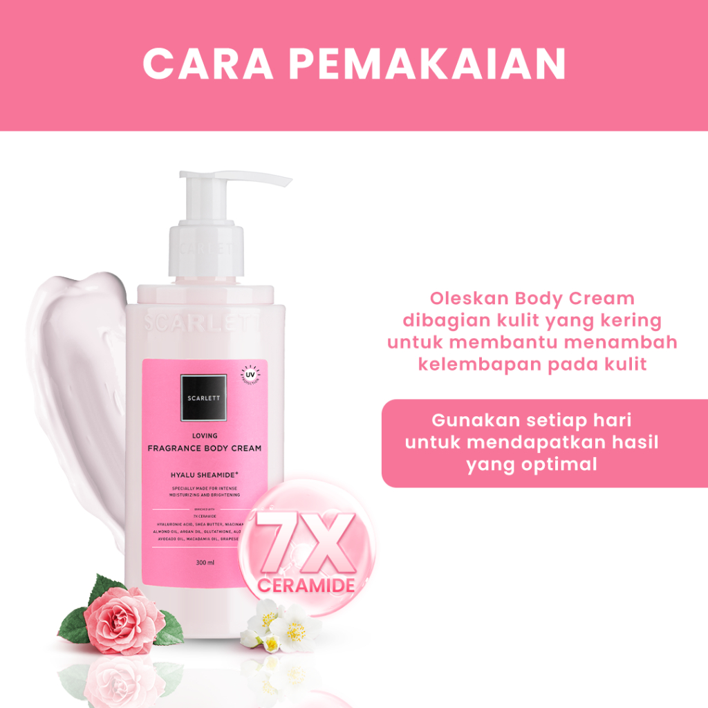SCARLETT Fragrance Body Cream Loving 300ml