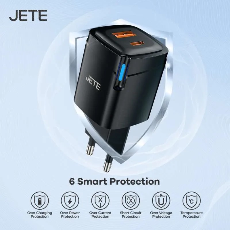 JETE Adaptor E31 20W - USB-C & USB-A Series