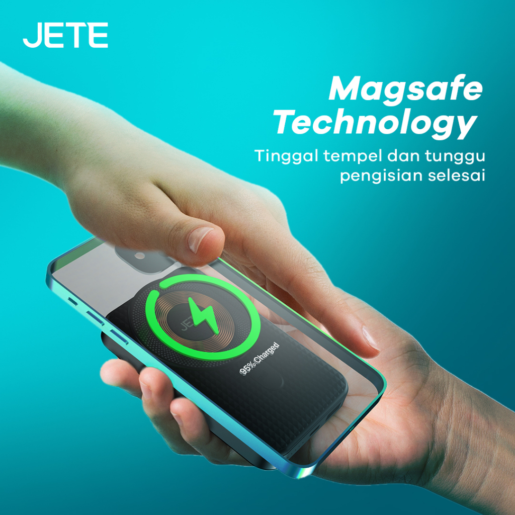 JETE Powerbank A11 Series 10000mAh - Wireless Charging (22.5W)