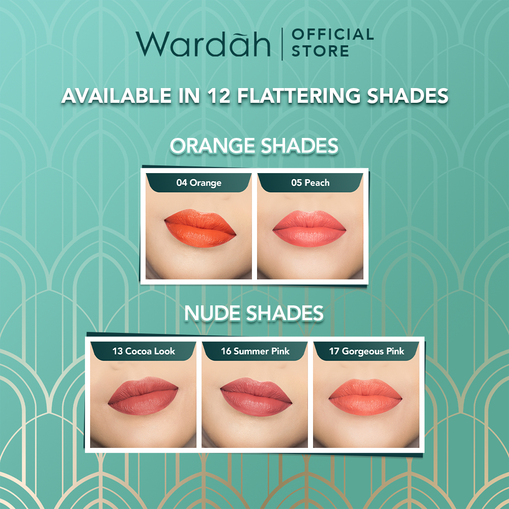 Wardah Exclusive Matte Lipstick 04 Orange *