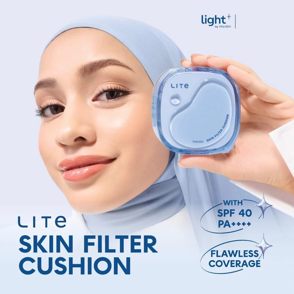 Wardah Lite Skin Filter Cushion 11gr - 04 Beige
