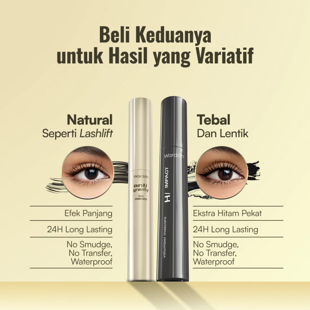 Wardah Hi-Impact Volumizer Mascara 6.5gr