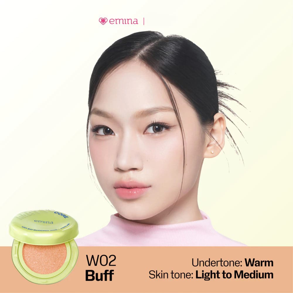 Emina Matte Core Cushion SPF48 PA++++ 13gr - W02 Buff