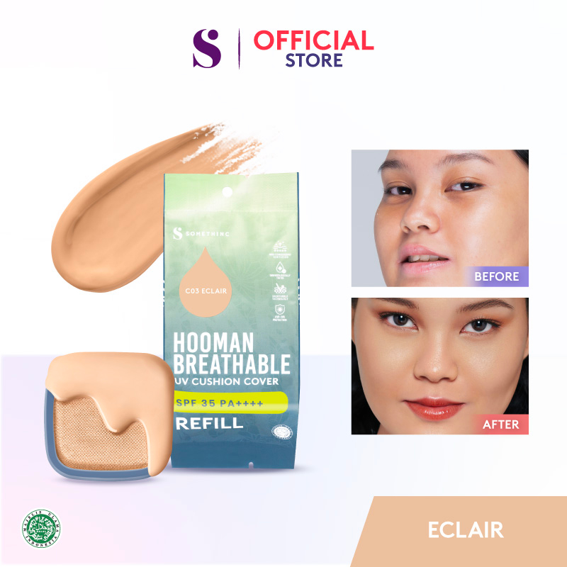 Somethinc Hooman Breathable UV Cushion SPF35 PA++++ REFILL - Éclair (Cushion Matte)