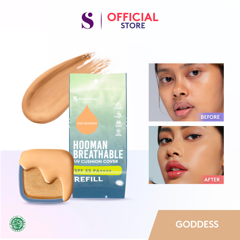 Somethinc Hooman Breathable UV Cushion SPF35 PA++++ REFILL - Goddess (Cushion Matte)