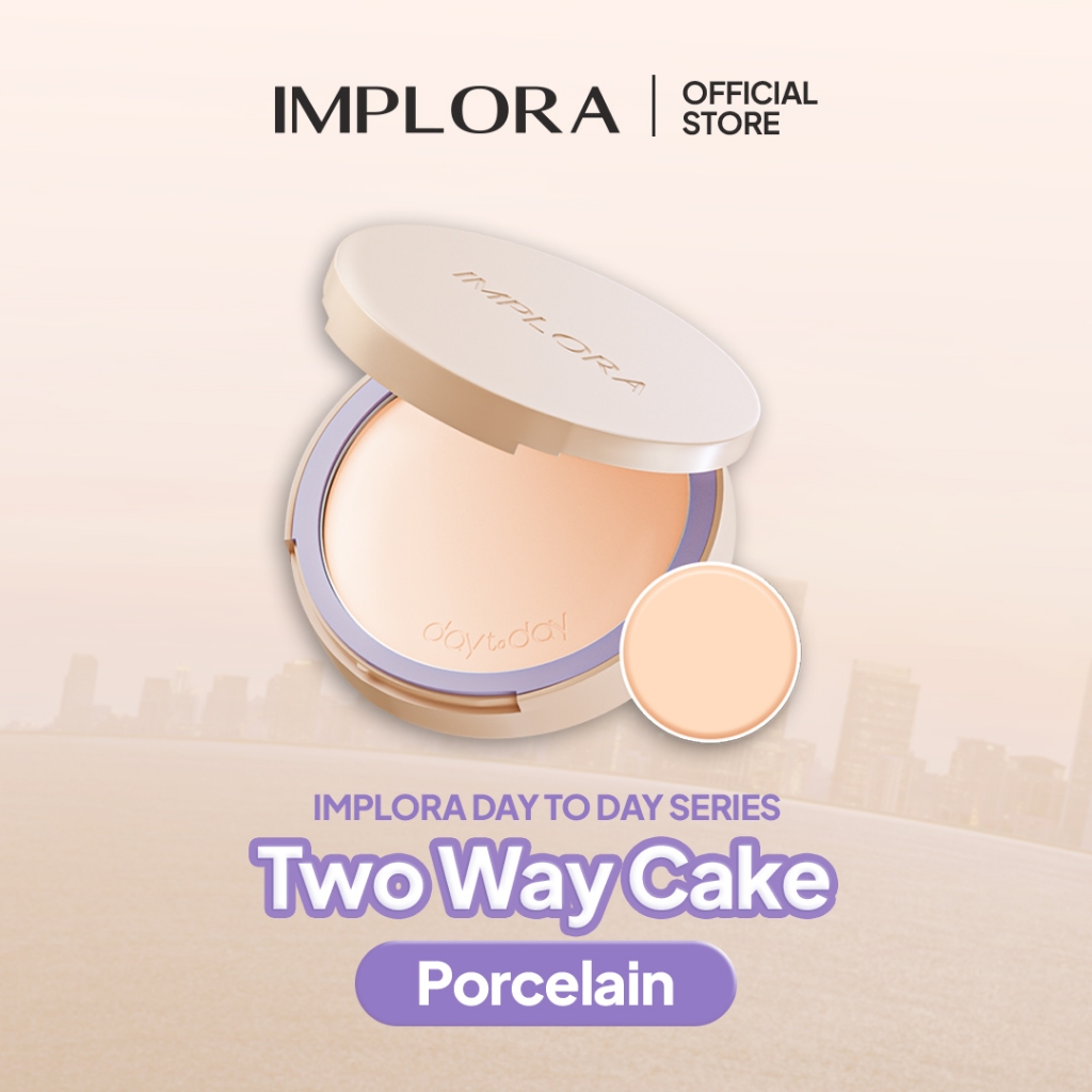 Implora Day to Day Series Two Way Cake FULL SIZE - 01 Porcelain
