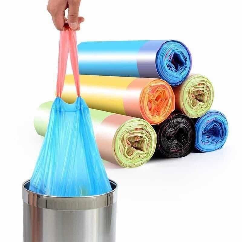 Kantong Plastik Sampah +Tali (1Roll 15plastik)