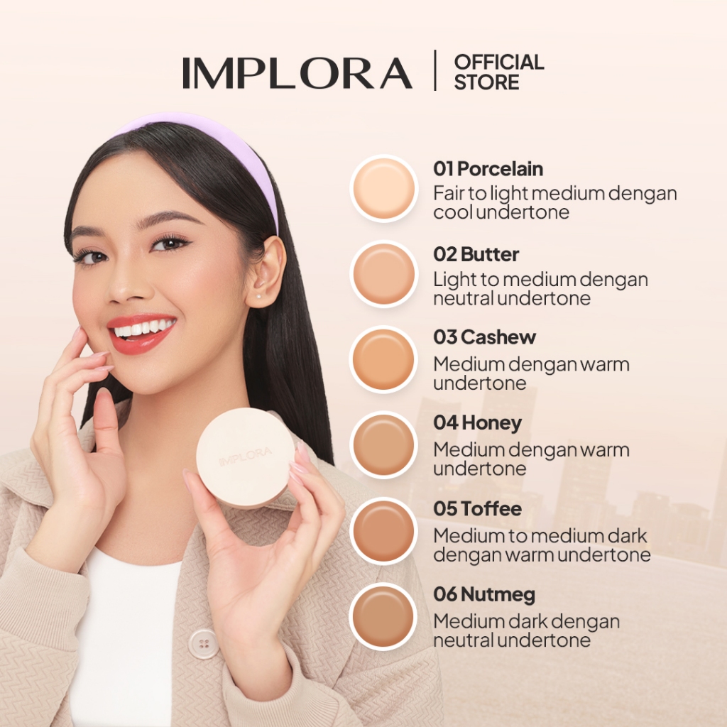 Implora Day to Day Series Two Way Cake FULL SIZE - 03 Cashew