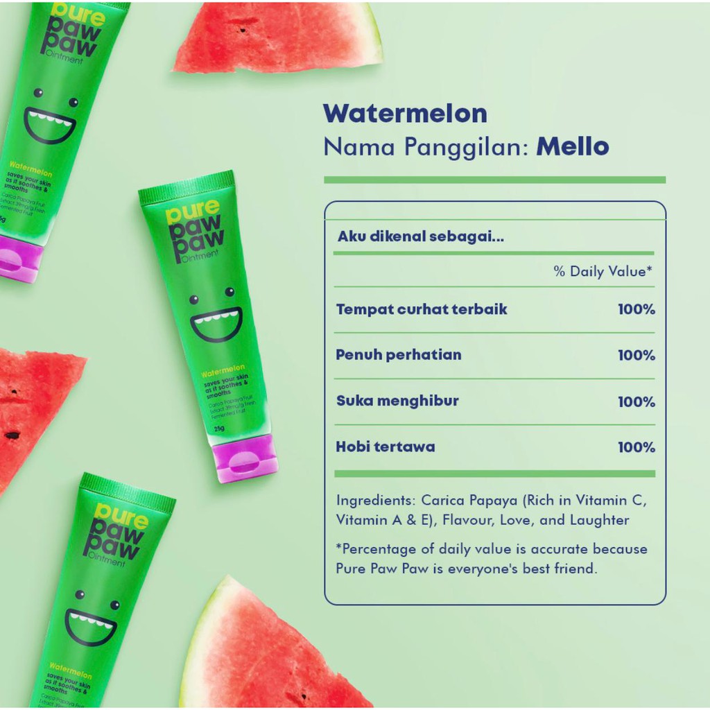 Pure Paw Paw Ointment 25gr - Watermelon