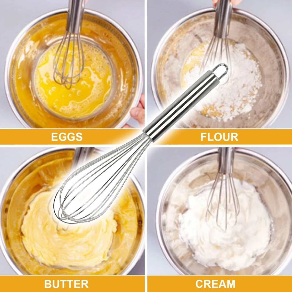 Whisk Mixer Manual (Pengocok Telur & Adonan Manual)