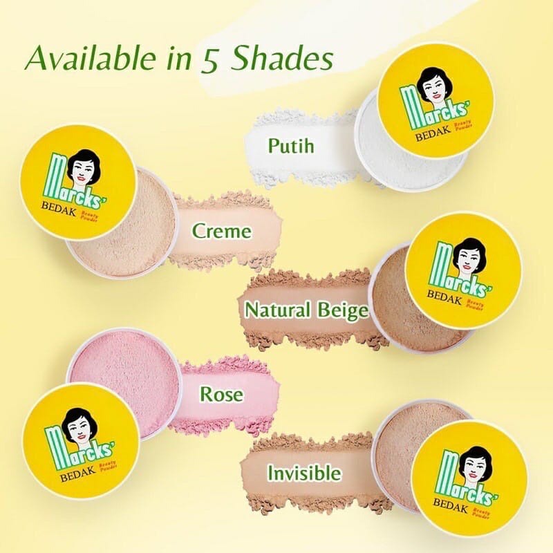 Marcks Beauty Powder 40gr (Bedak Tabur) - Putih