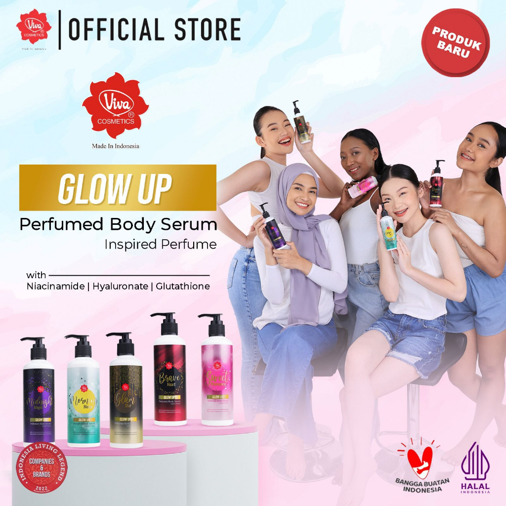 Viva Instant Brightening Perfumed Body Serum 230ml - Midnight Magic *