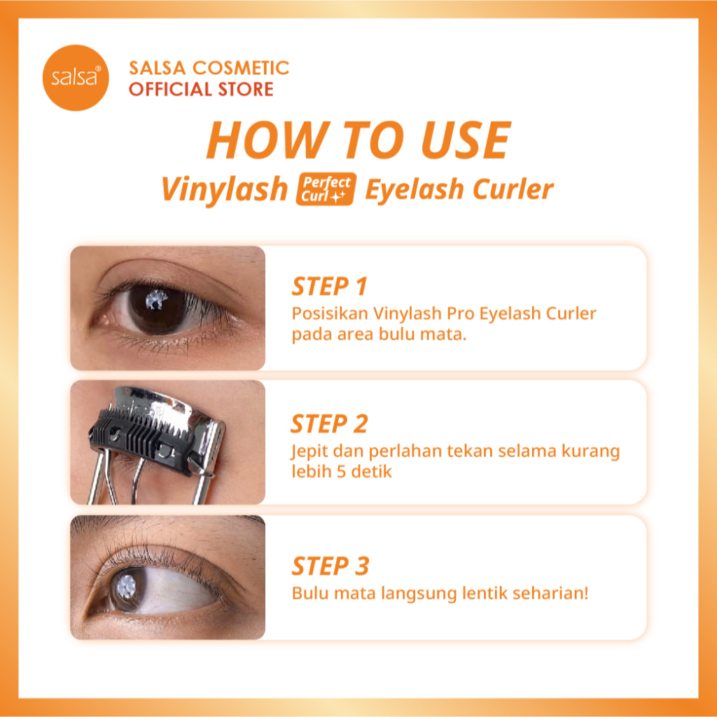 Salsa Vinylash Perfect Curl Eyelash Curler (Salsa Vinylash PRO Eyelash Curler)