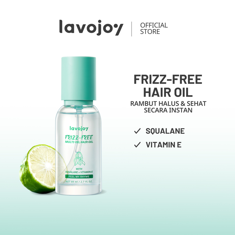 Lavojoy Frizz-Free Multi-Oil Hair Oil 80ml *
