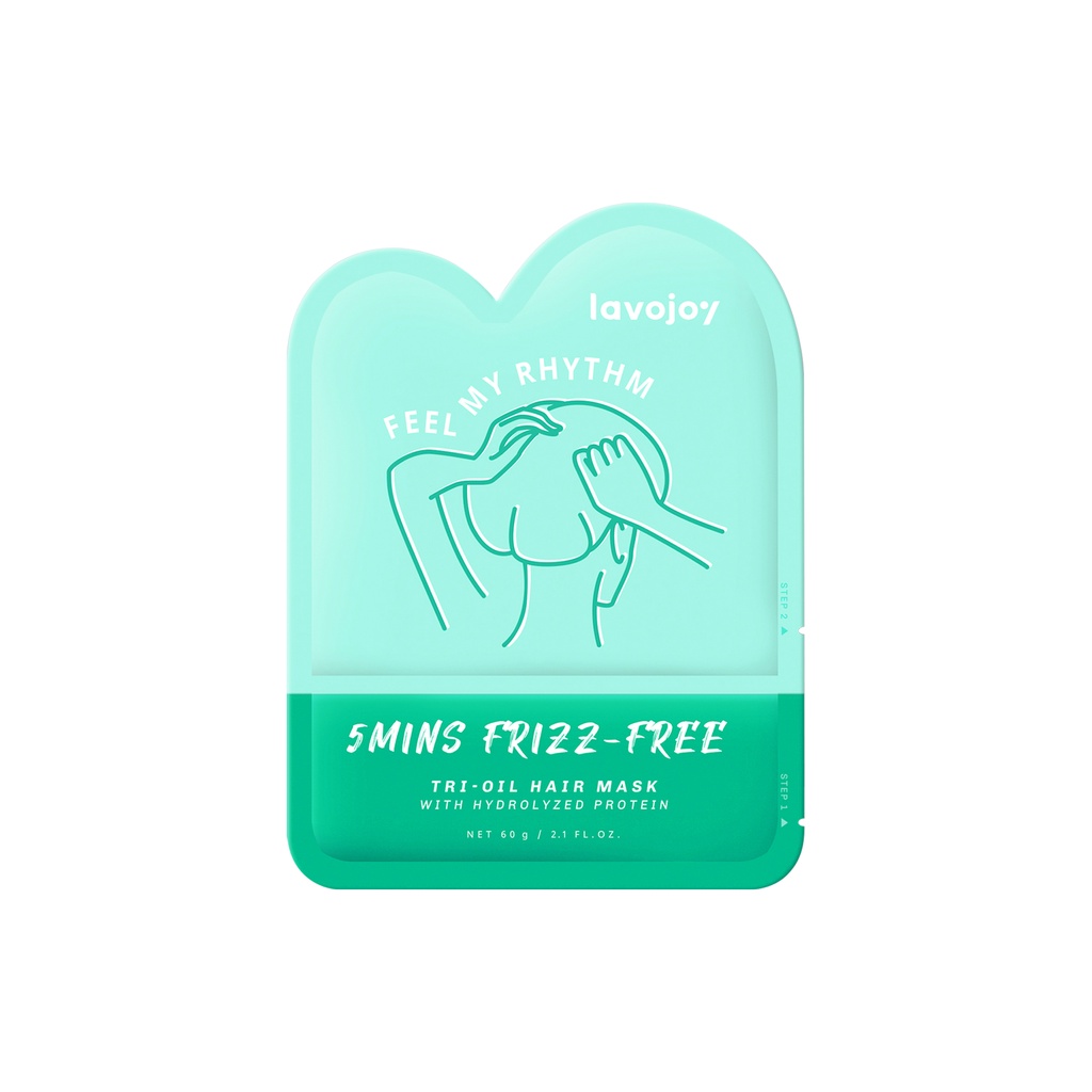 Lavojoy 5 Mins Frizz-Free Tri-Oil Hair Mask 60gr *