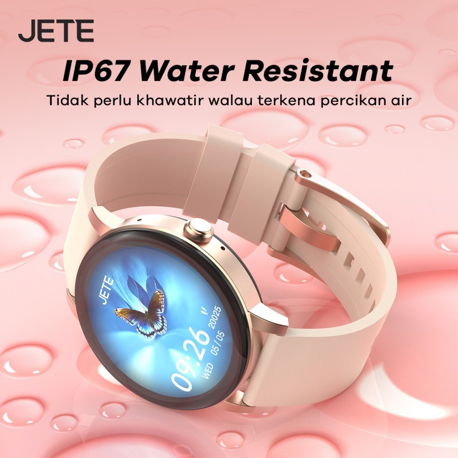 JETE Smartwatch - Aura Series Black 1.3 inch