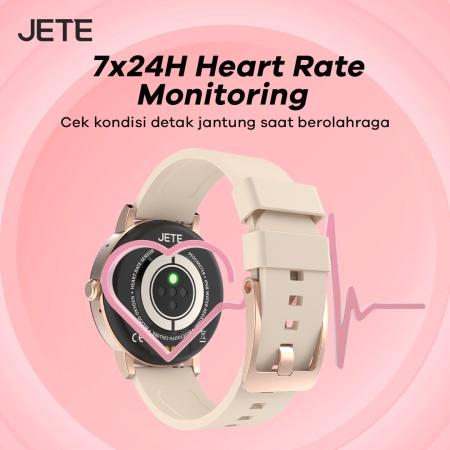 JETE Smartwatch - Aura Series Black 1.3 inch