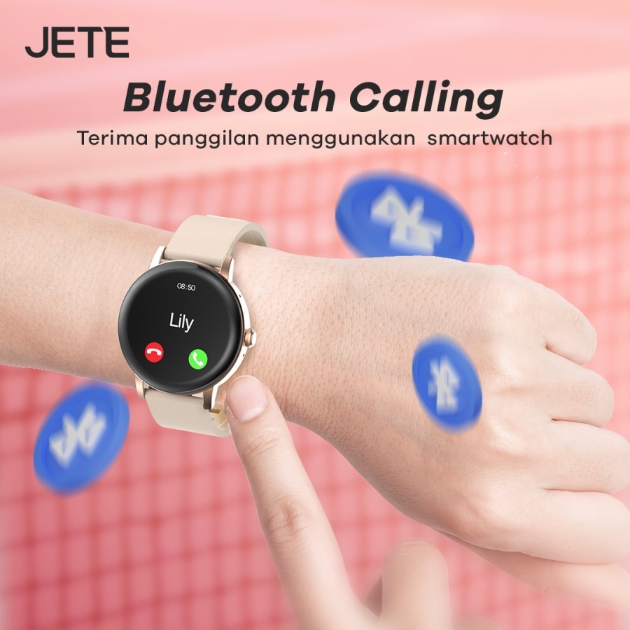 JETE Smartwatch - Aura Series Black 1.3 inch