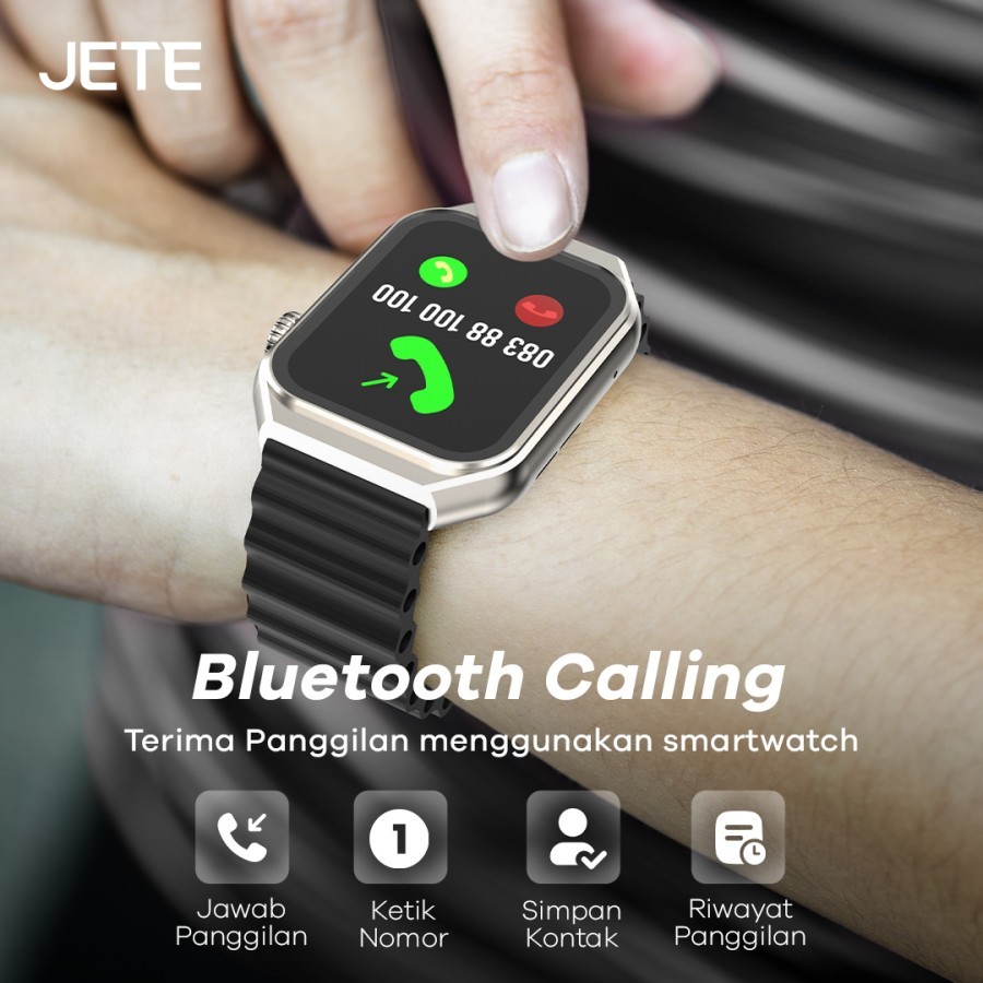 JETE Smartwatch - Muse Series Black 2.0 inch *