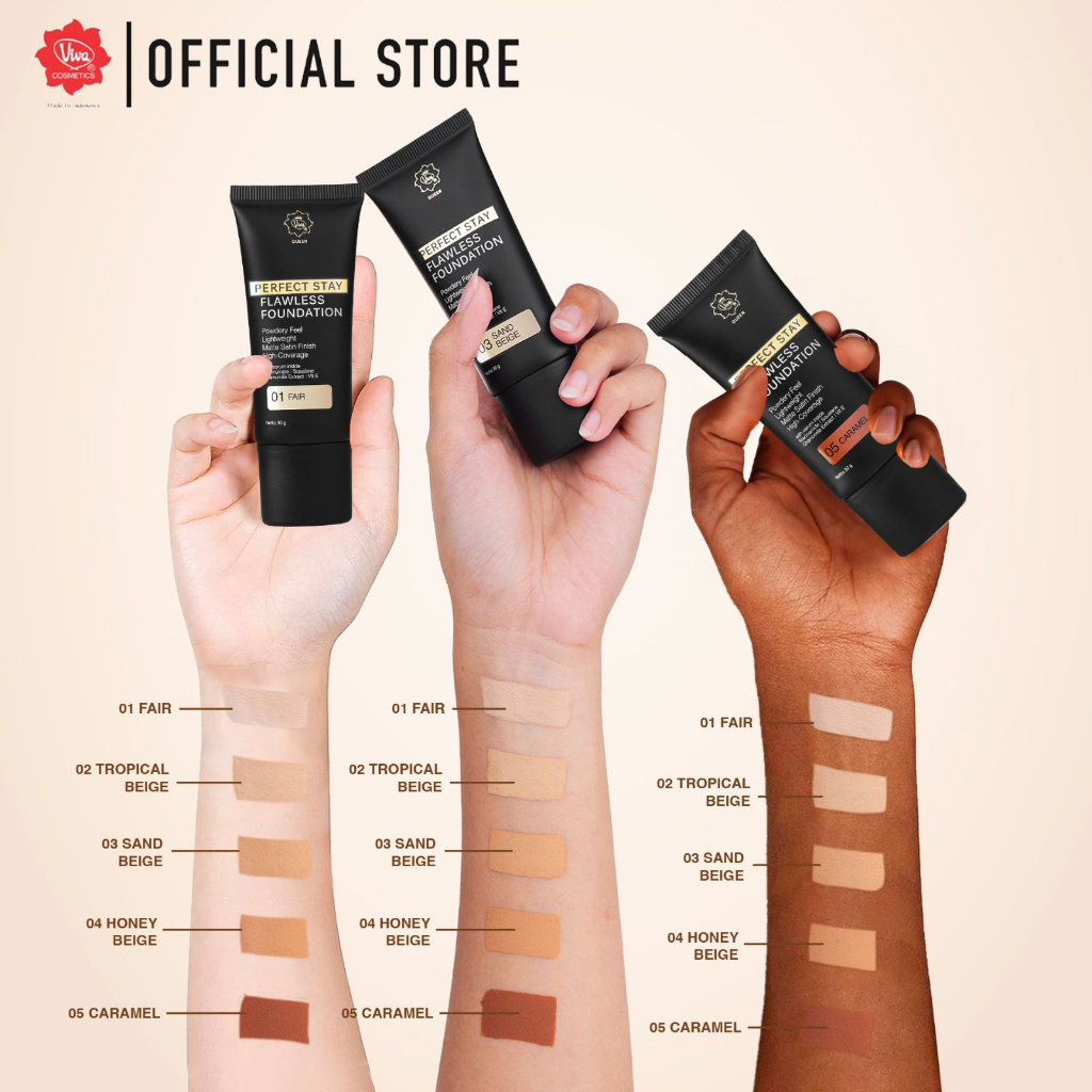 Viva Queen Perfect Stay Flawless Foundation 30gr - 02 Tropical Beige