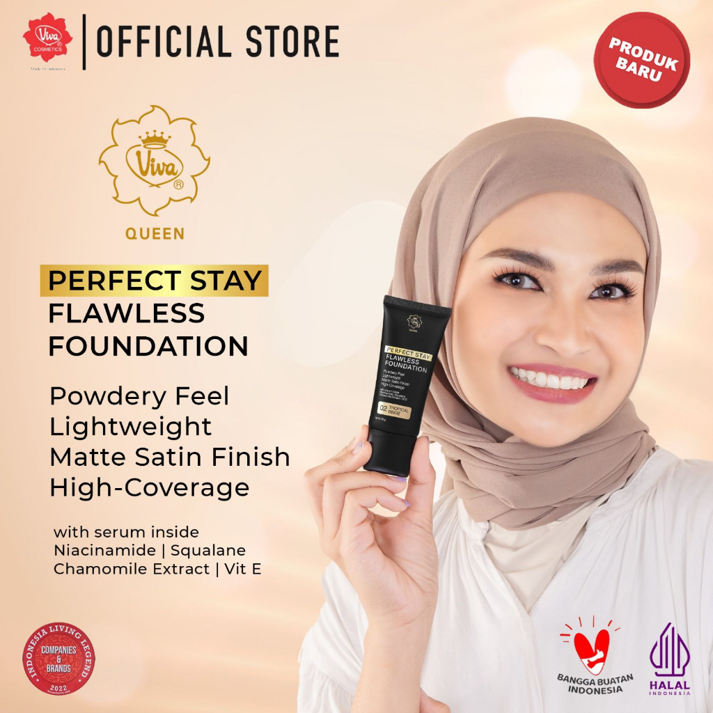 Viva Queen Perfect Stay Flawless Foundation 30gr - 04 Honey Beige