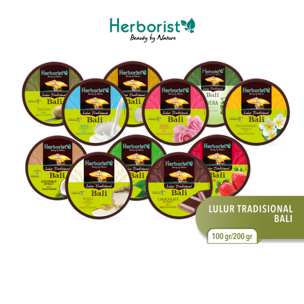 Herborist Lulur Tradisional Bali 100gr - Green Tea