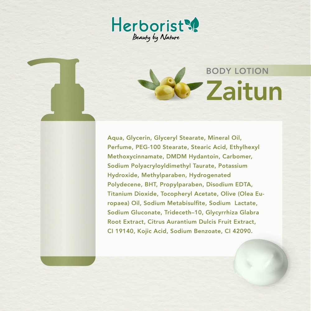 Herborist Body Care Body Lotion 145ml - Zaitun