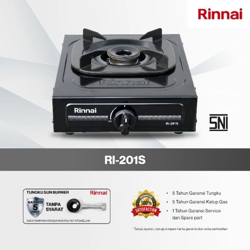Rinnai Kompor Gas RI-201S - Kompor Gas 1 Tungku