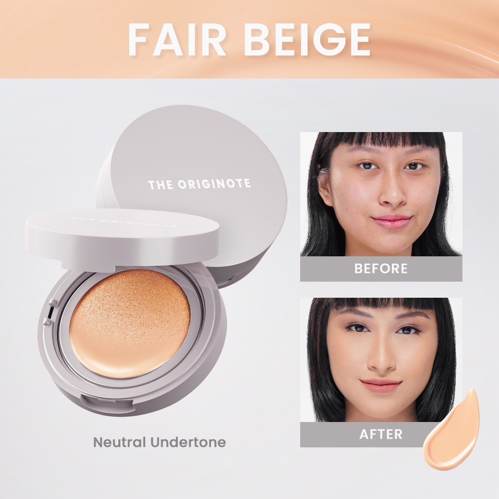 The Originote High Cover Serum Cushion - Fair Beige *