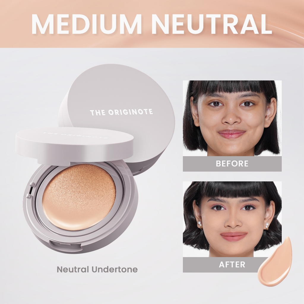 The Originote High Cover Serum Cushion - Medium Neutral *