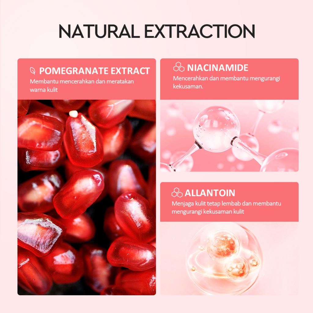 Glad 2 Glow Moisturizer - Pomegranate Niacinamide Brightening 30gr