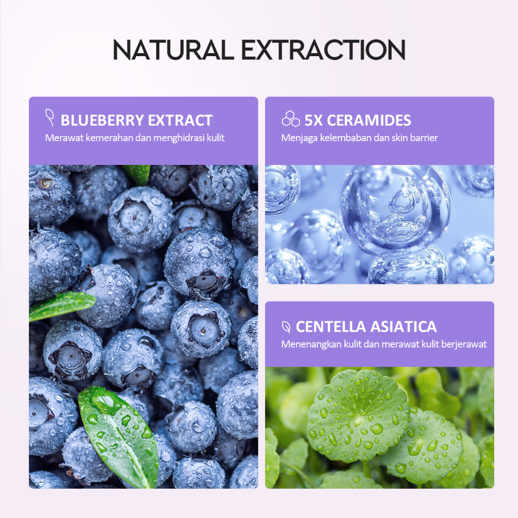 Glad 2 Glow Moisturizer - Blueberry 5% Ceramide 30gr