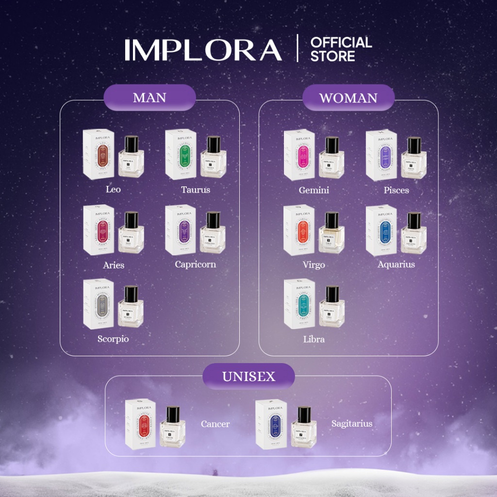 Implora Eau De Parfum Zodiac Series 30ml - Scorpio