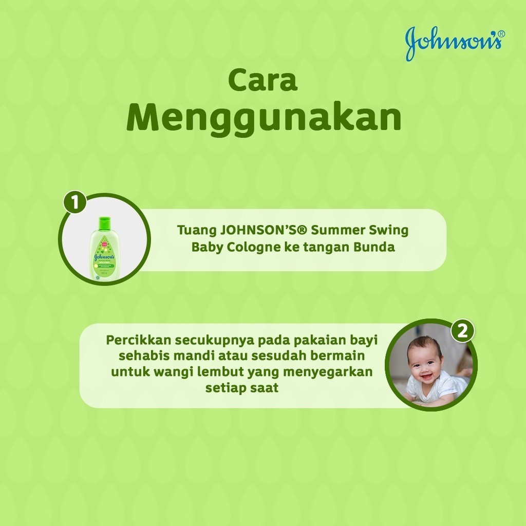 Johnsons Baby Cologne 100ml - Summer Swing